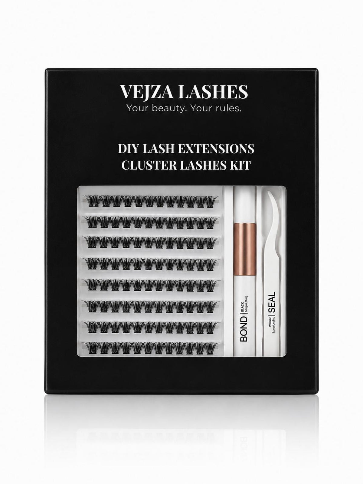 VEJZA Light Wet Look, DIY Wimpern mit dezentem Wet Look
