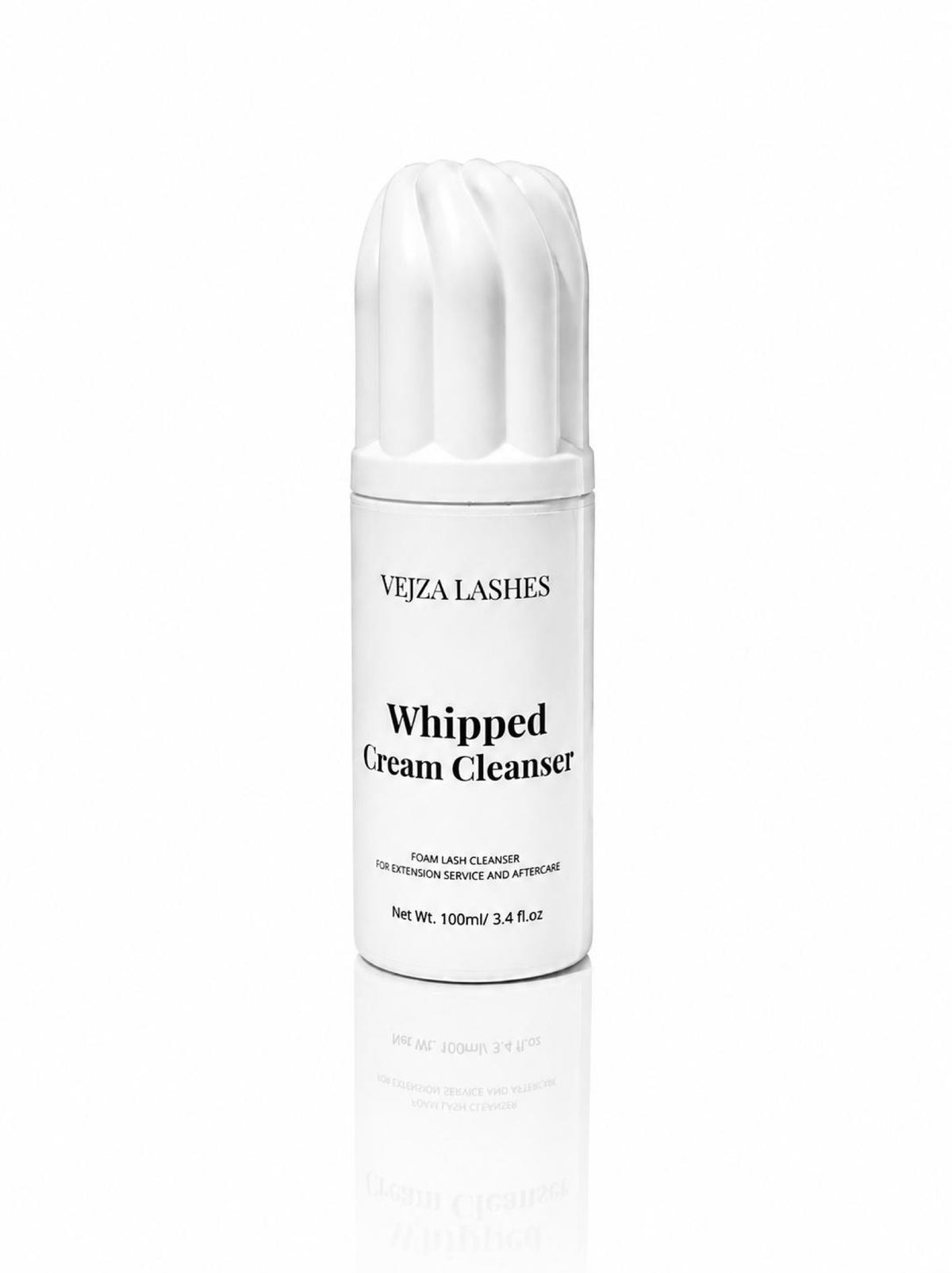 VEJZA Whipped Cream Cleanser, Reinigungsschaum für Wimpern